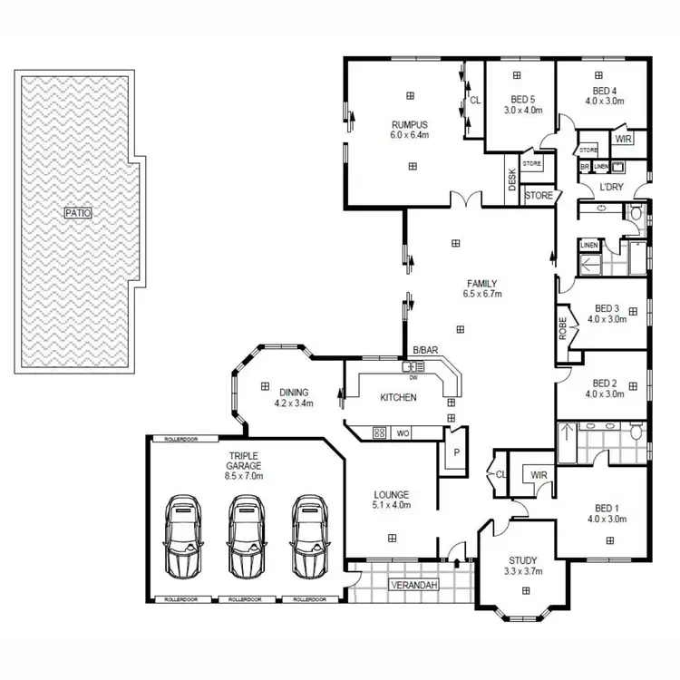 Floorplan of Homely rural property listing, 303B Checker Hill Road, Kersbrook SA 5231