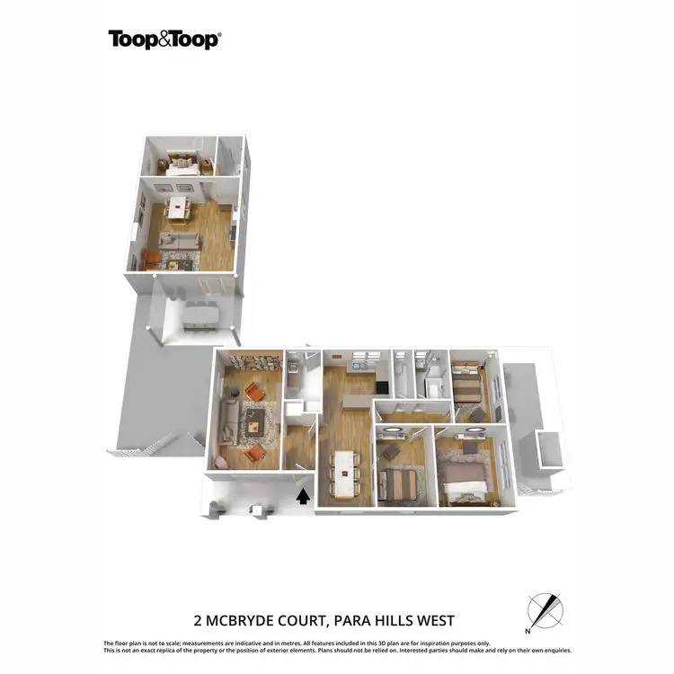 Floorplan of Homely house listing, 2 McBryde Court, Para Hills West SA 5096