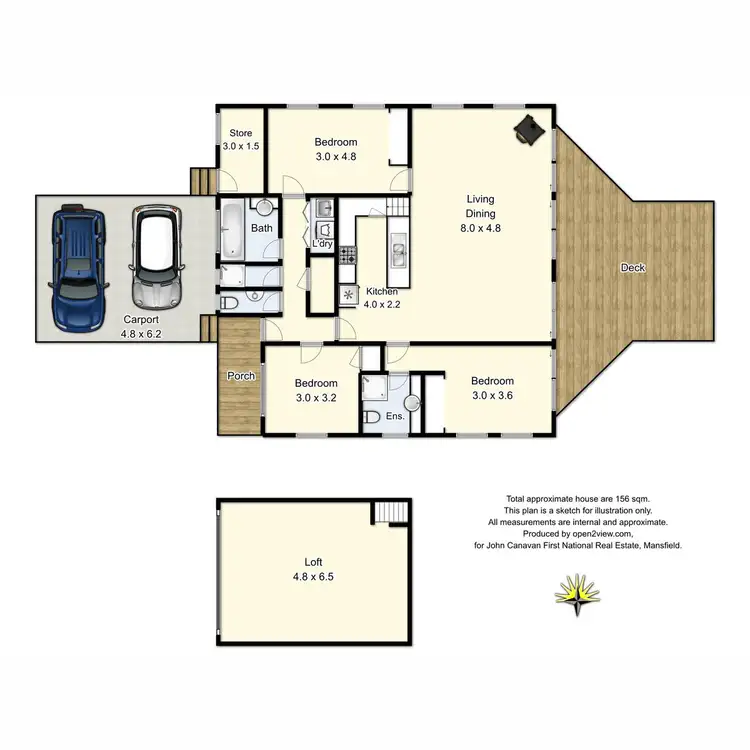 Floorplan of Homely house listing, 7 Changue Road, Merrijig VIC 3723