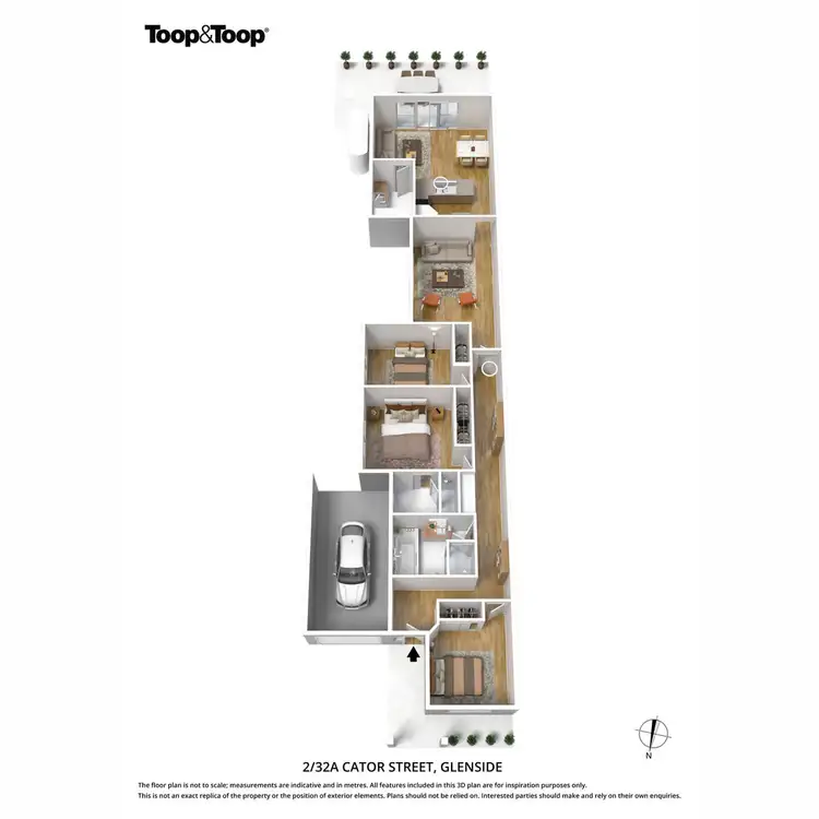 Floorplan of Homely house listing, 2/32A Cator Street, Glenside SA 5065