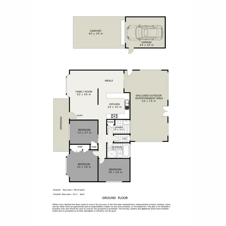 Floorplan of Homely house listing, 15 Clifford Street, Meringandan West QLD 4352