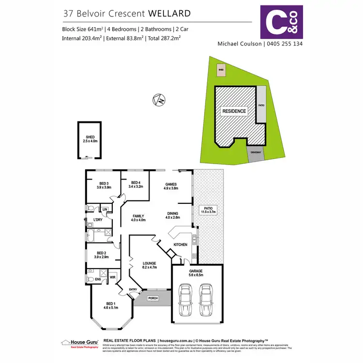 Floorplan of Homely house listing, 37 Belvoir Crescent, Orelia WA 6167