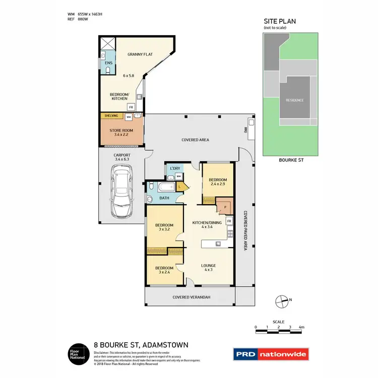 Floorplan of Homely house listing, 8 Bourke Street, Adamstown NSW 2289