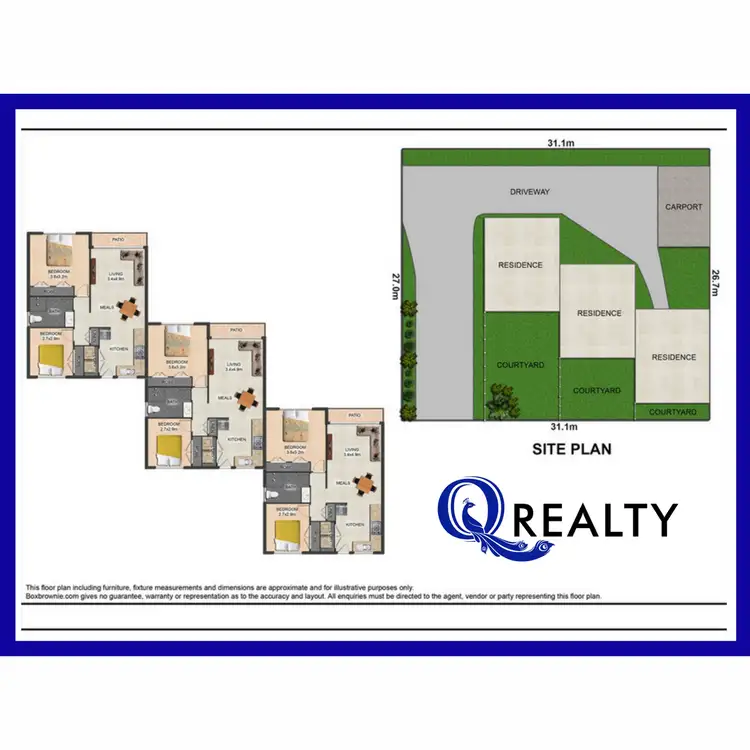 Floorplan of Homely block of units listing, 5 Contact Agent, Algester QLD 4115