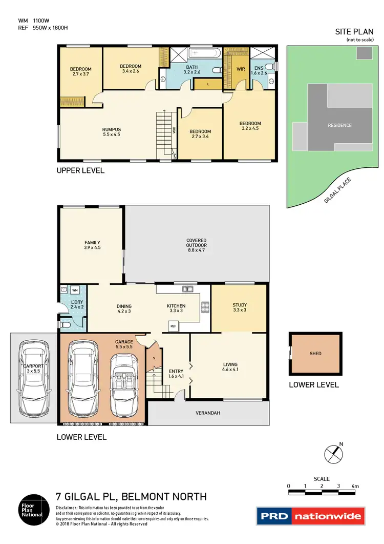 Floorplan of Homely house listing, 7 Gilgal Place, Belmont North NSW 2280