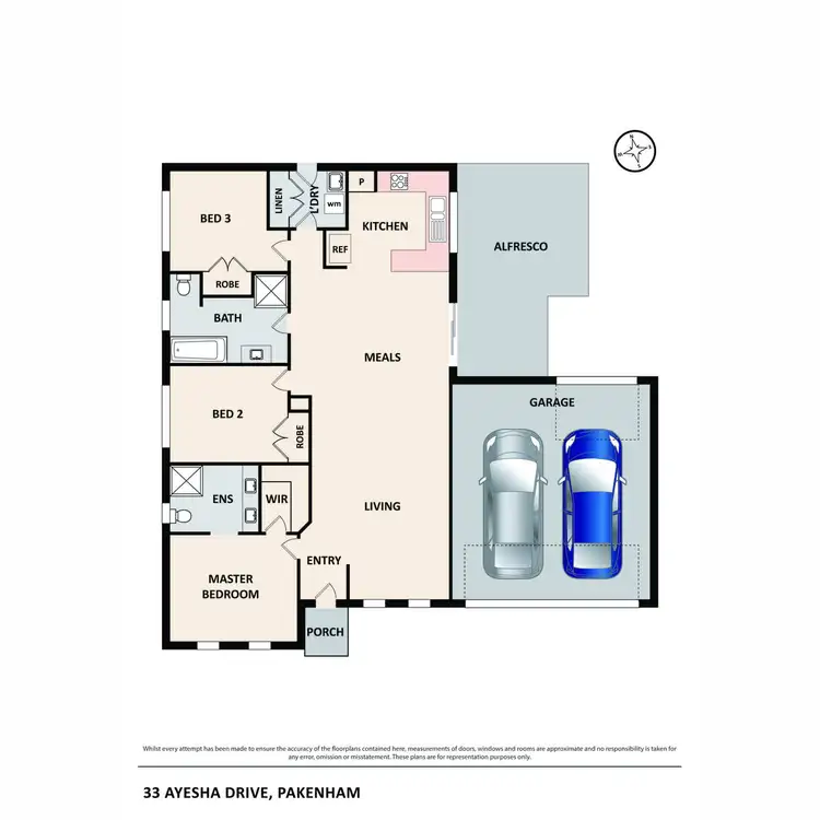 Floorplan of Homely house listing, 33 Ayesha Rise, Pakenham VIC 3810