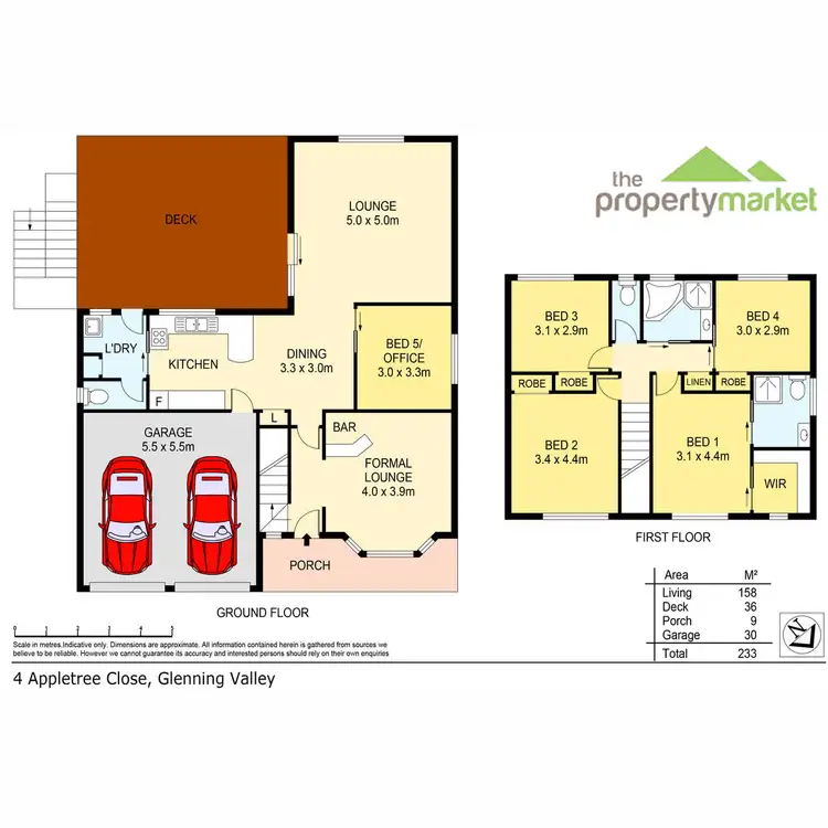 Floorplan of Homely house listing, 4 Appletree Close, Glenning Valley NSW 2261
