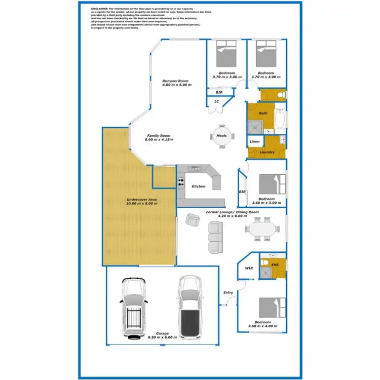 Floorplan of Homely house listing, 8 Musselburgh Close, Glenmore Park NSW 2745