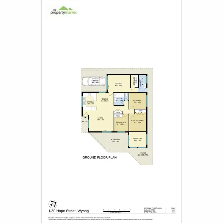 Floorplan of Homely house listing, 1/30 Hope Street, Wyong NSW 2259