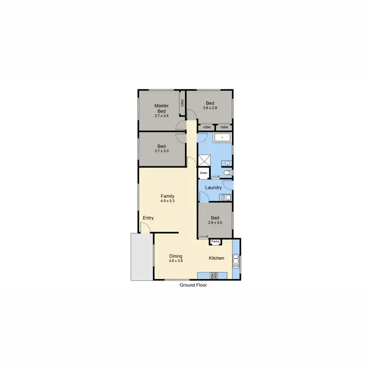 Floorplan of Homely house listing, 19 Patterson Street, Safety Beach VIC 3936