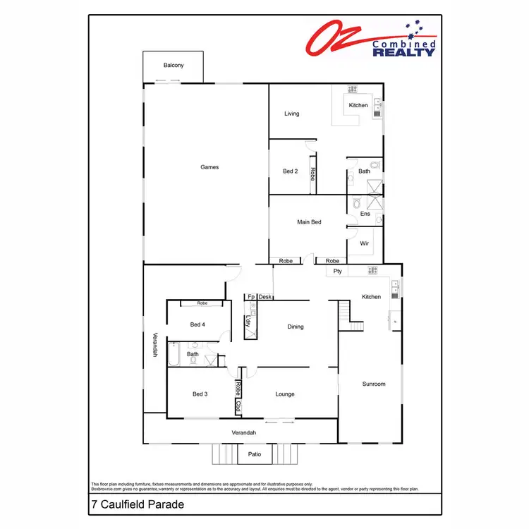 Floorplan of Homely house listing, 7 Caulfield Parade, Old Erowal Bay NSW 2540