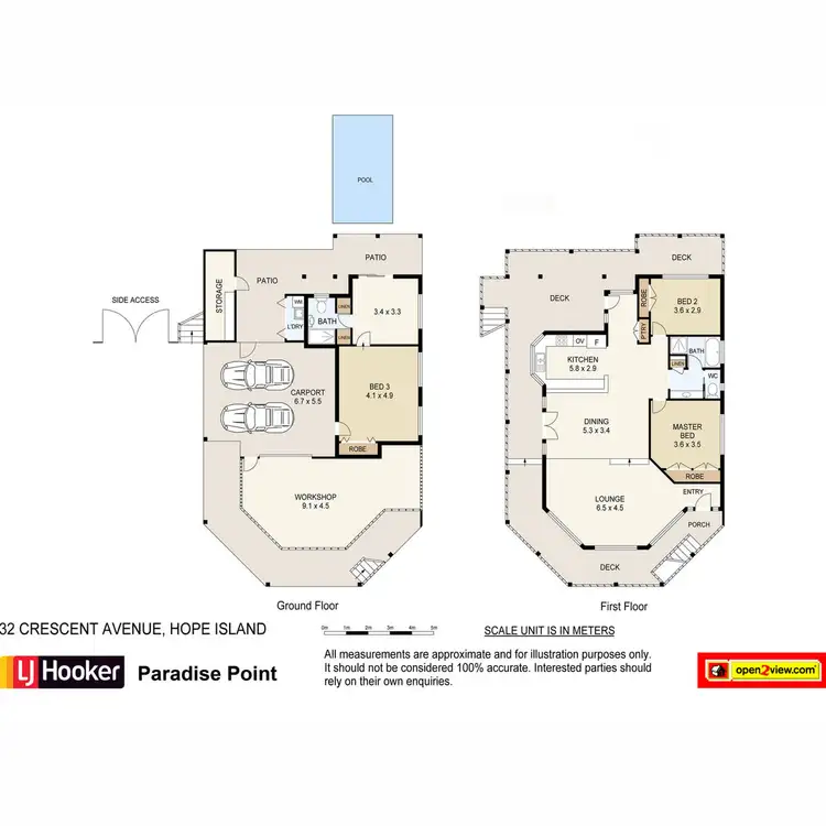 Floorplan of Homely house listing, 32 Crescent Avenue, Hope Island QLD 4212
