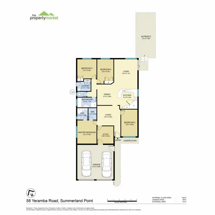 Floorplan of Homely house listing, 58 Yeramba Road, Summerland Point NSW 2259