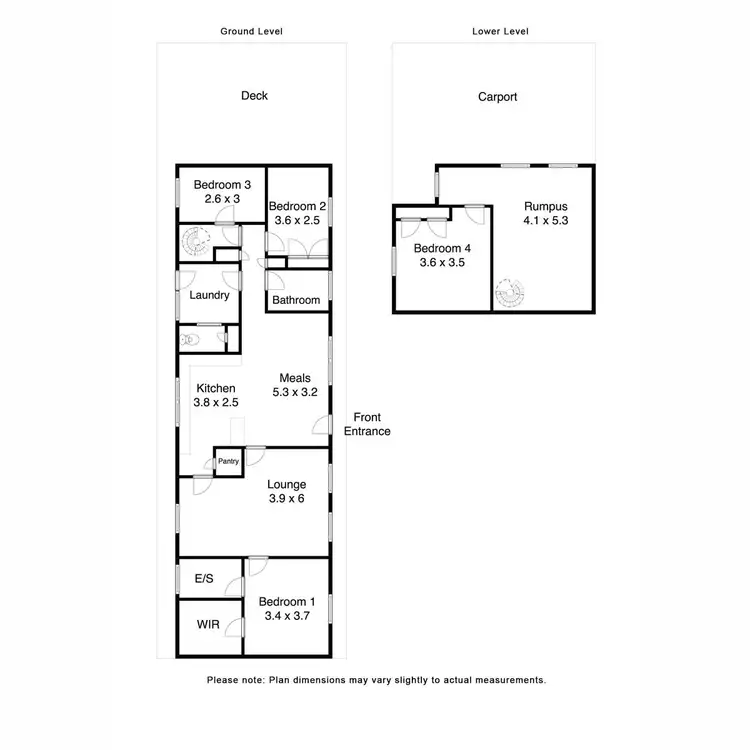 Floorplan of Homely house listing, 33 Marina Drive, Mount Clear VIC 3350
