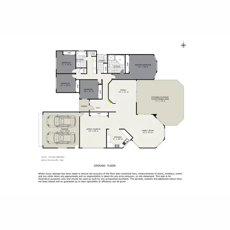 Floorplan of Homely house listing, 4 Schloss Court, Gowrie Junction QLD 4352