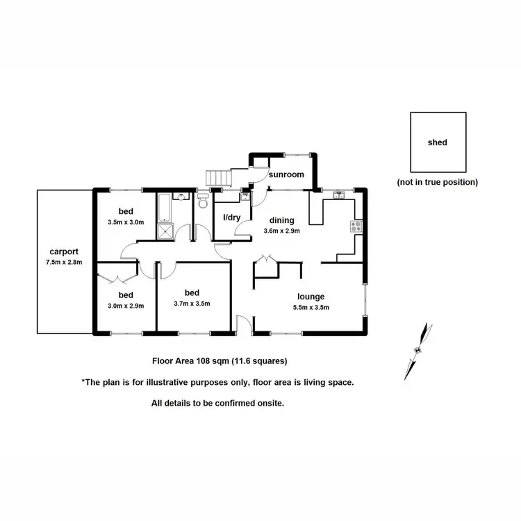 Floorplan of Homely house listing, 55 Main Street, Gembrook VIC 3783