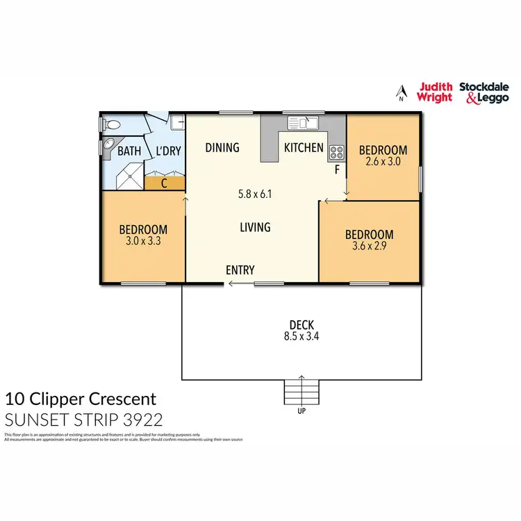 Floorplan of Homely house listing, 10 Clipper Crescent, Sunset Strip VIC 3922