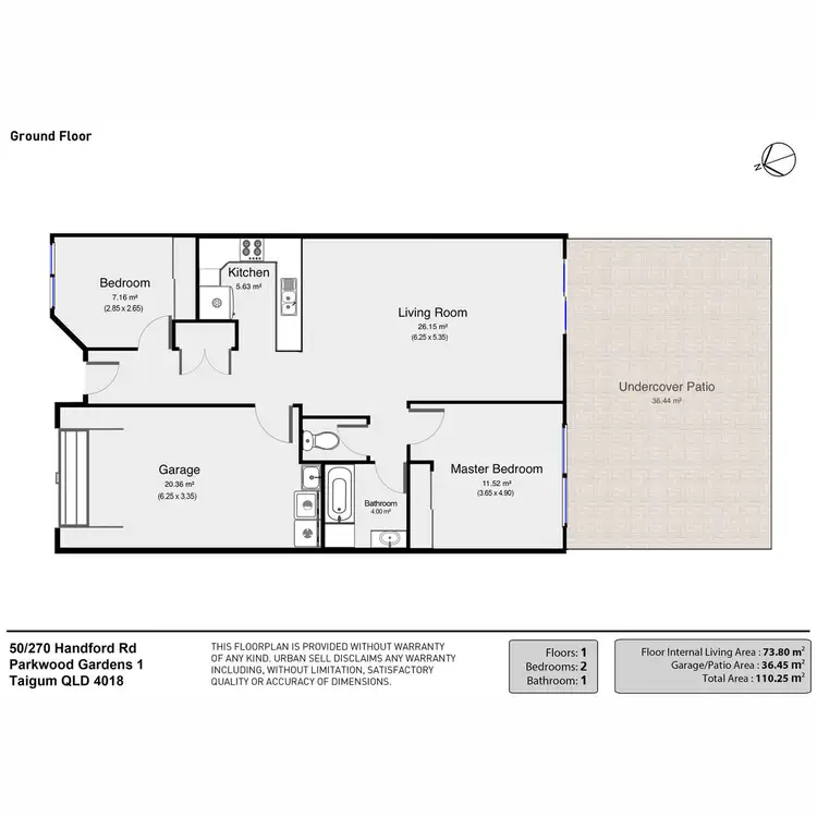 Floorplan of Homely apartment listing, 50/270 Handford Road, Taigum QLD 4018