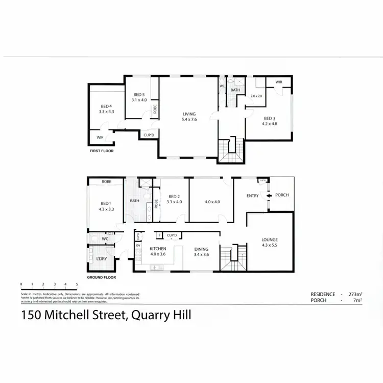 Floorplan of Homely house listing, 150 Mitchell Street, Quarry Hill VIC 3550