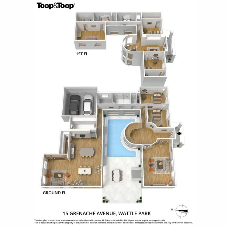 Floorplan of Homely house listing, 15 Grenache Avenue, Wattle Park SA 5066