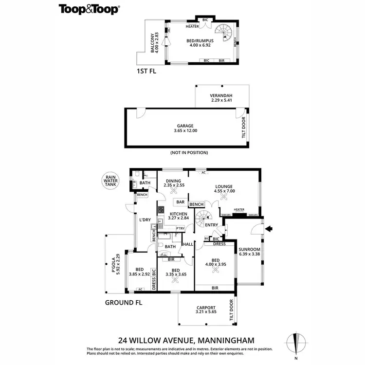 Floorplan of Homely house listing, 24 Willow Avenue, Manningham SA 5086