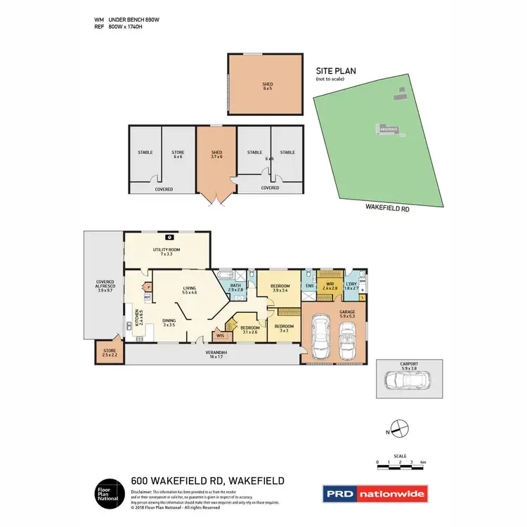 Floorplan of Homely house listing, 600 Wakefield Road, Wakefield NSW 2278