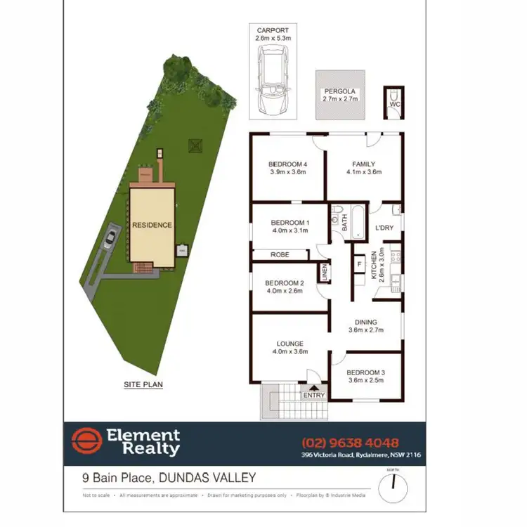 Floorplan of Homely house listing, 9 Bain Place, Dundas Valley NSW 2117