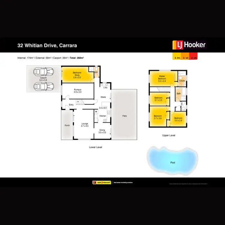 Floorplan of Homely house listing, 32 Whitian Drive, Carrara QLD 4211