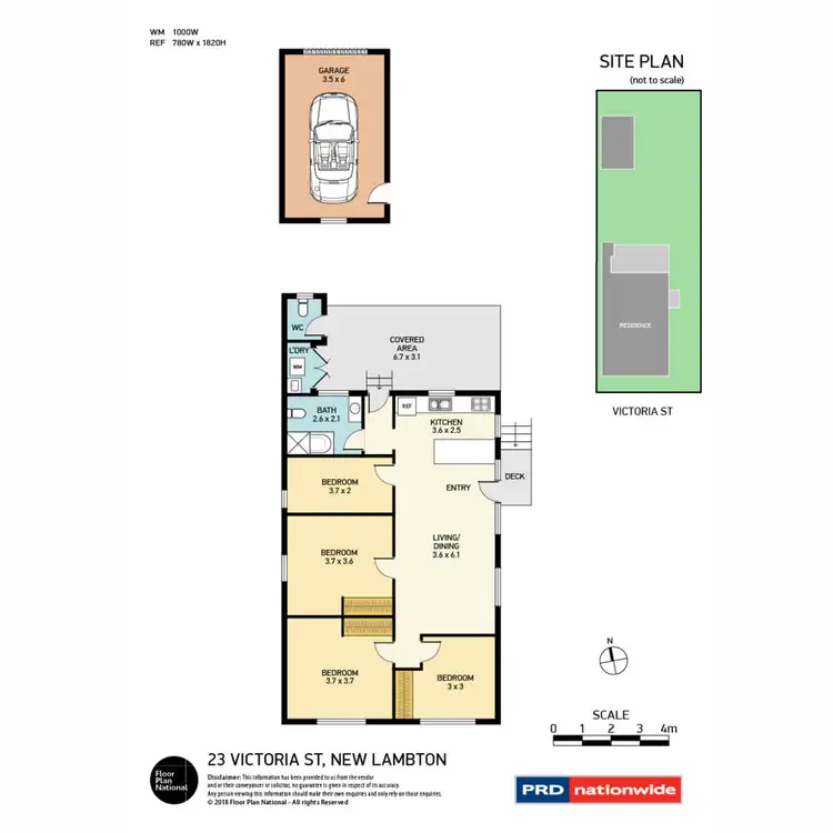 Floorplan of Homely house listing, 23 Victoria Street, New Lambton NSW 2305