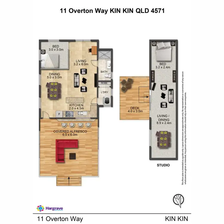 Floorplan of Homely house listing, 11 Overton Way, Kin Kin QLD 4571