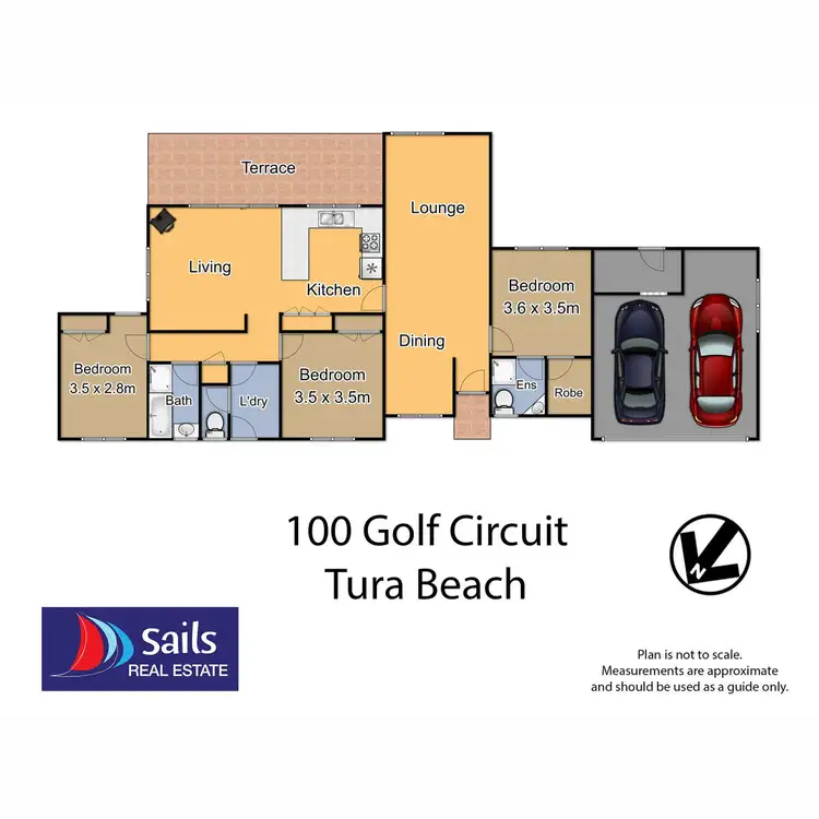 Floorplan of Homely house listing, 100 Golf Circuit, Tura Beach NSW 2548