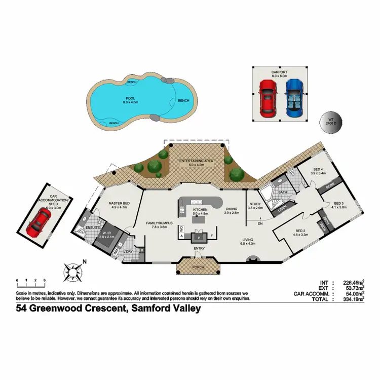 Floorplan of Homely house listing, 54 Greenwood Crescent, Samford Valley QLD 4520