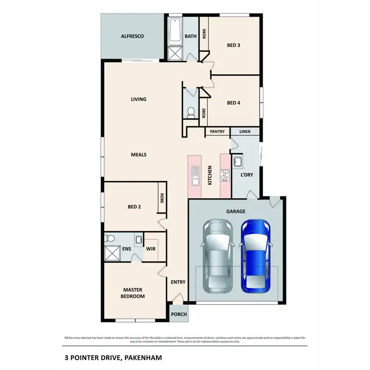 Floorplan of Homely house listing, 3 Pointer Drive, Pakenham VIC 3810