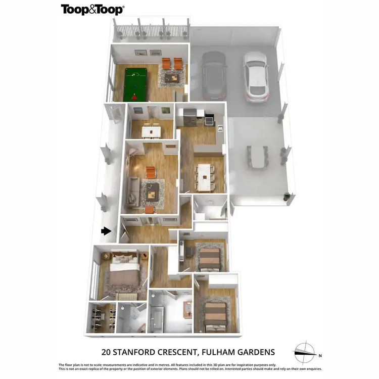 Floorplan of Homely house listing, 20 Stanford Crescent, Fulham Gardens SA 5024