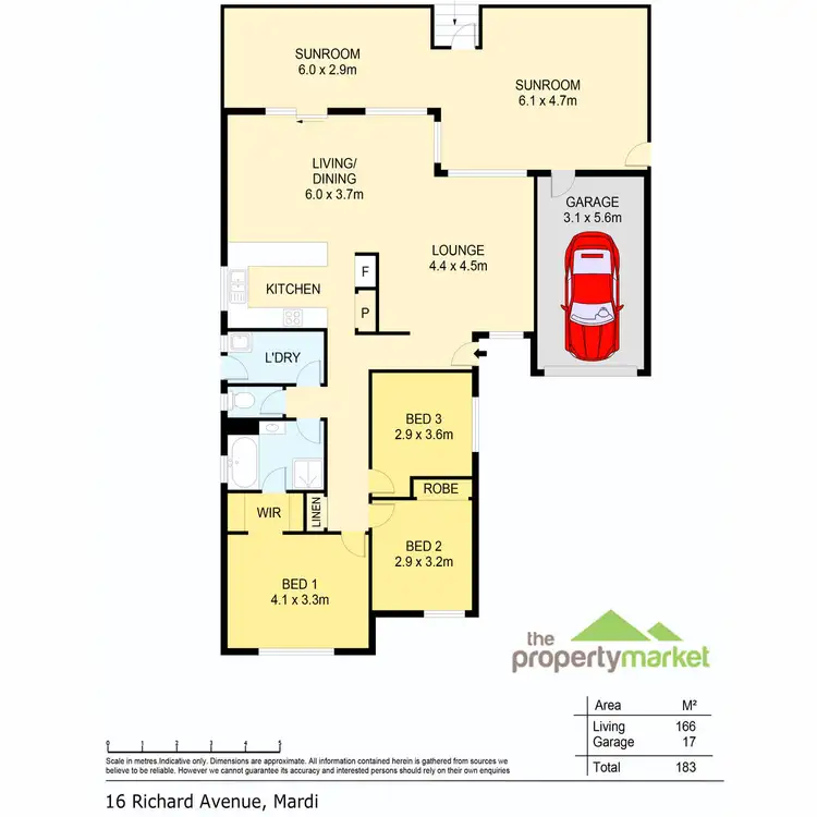 Floorplan of Homely house listing, 16 Richard Avenue, Mardi NSW 2259