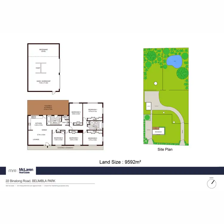 Floorplan of Homely rural property listing, 22 Binalong Road, Belimbla Park NSW 2570