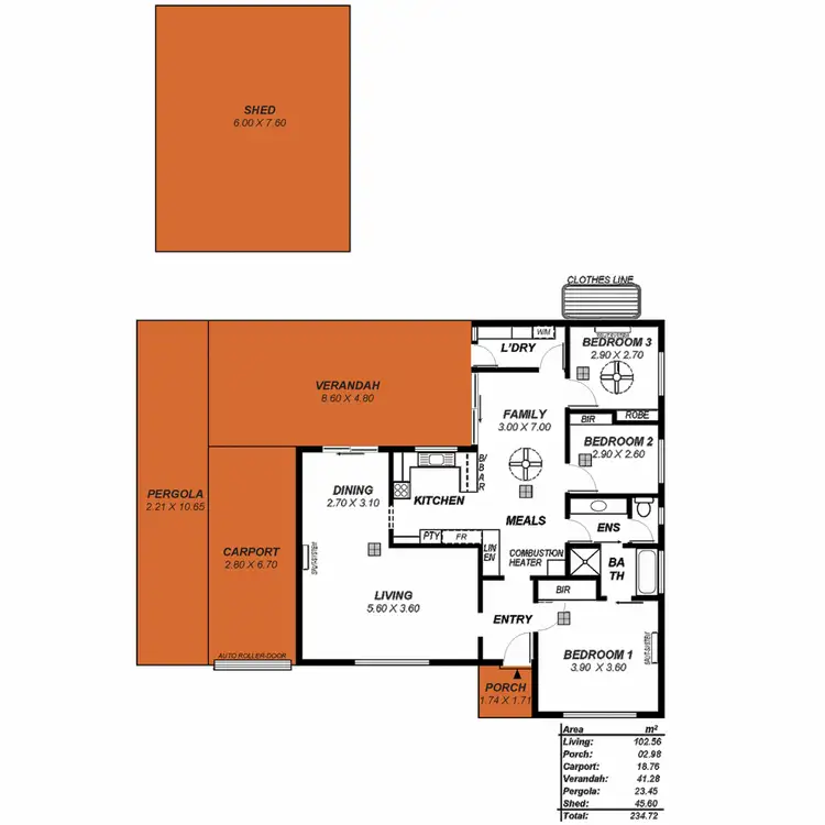 Floorplan of Homely house listing, 67 Caulfield Crescent, Paralowie SA 5108