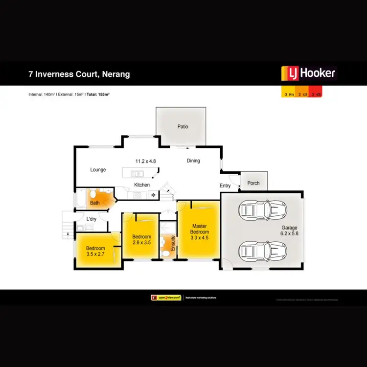 Floorplan of Homely house listing, 7 Inverness Court, Nerang QLD 4211