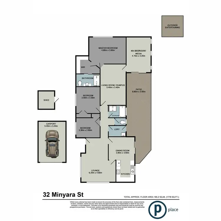 Floorplan of Homely house listing, 32 Minyara Street, Jindalee QLD 4074