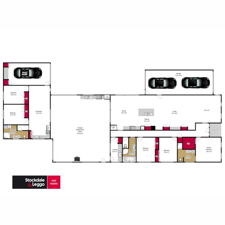 Floorplan of Homely house listing, 7 Rubery Street, Moe VIC 3825