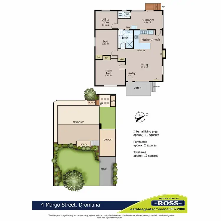 Floorplan of Homely house listing, 4 Margo Street, Dromana VIC 3936