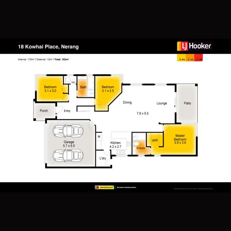 Floorplan of Homely house listing, 18 Kowhai Place, Nerang QLD 4211