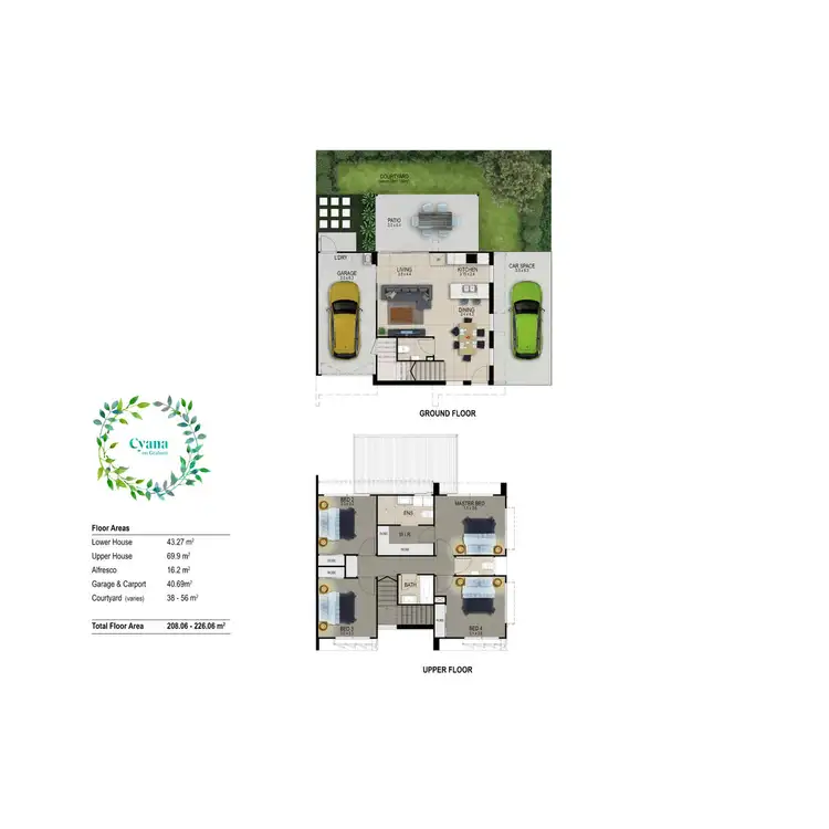 Floorplan of Homely townhouse listing, 76 Graham Road, Carseldine QLD 4034