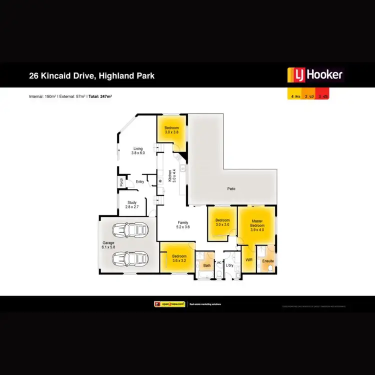 Floorplan of Homely house listing, 26 Kincaid Drive, Highland Park QLD 4211