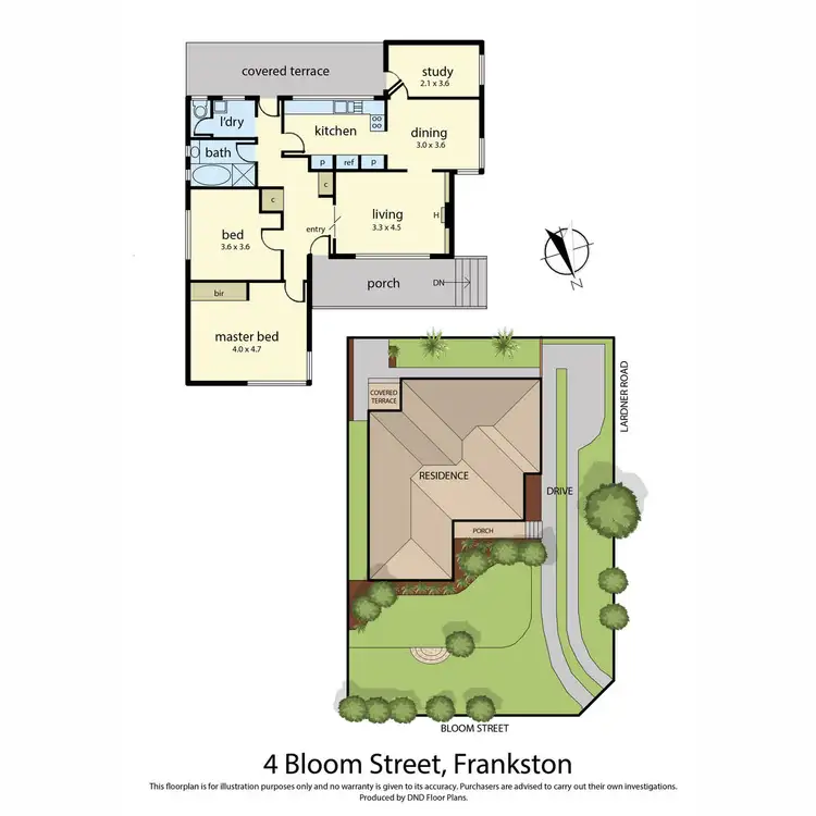 Floorplan of Homely house listing, 4 Bloom Street, Frankston VIC 3199