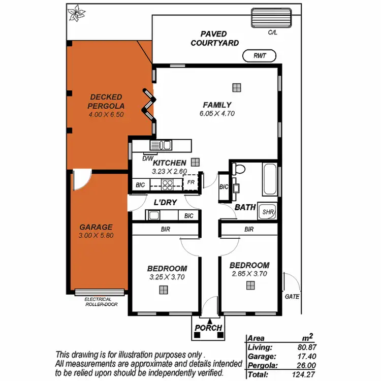 Floorplan of Homely house listing, 12 Chalfont Way, Glengowrie SA 5044