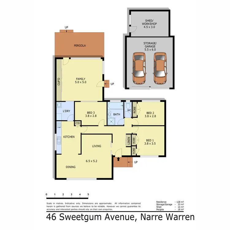 Floorplan of Homely house listing, 46 Sweet Gum Avenue, Narre Warren VIC 3805