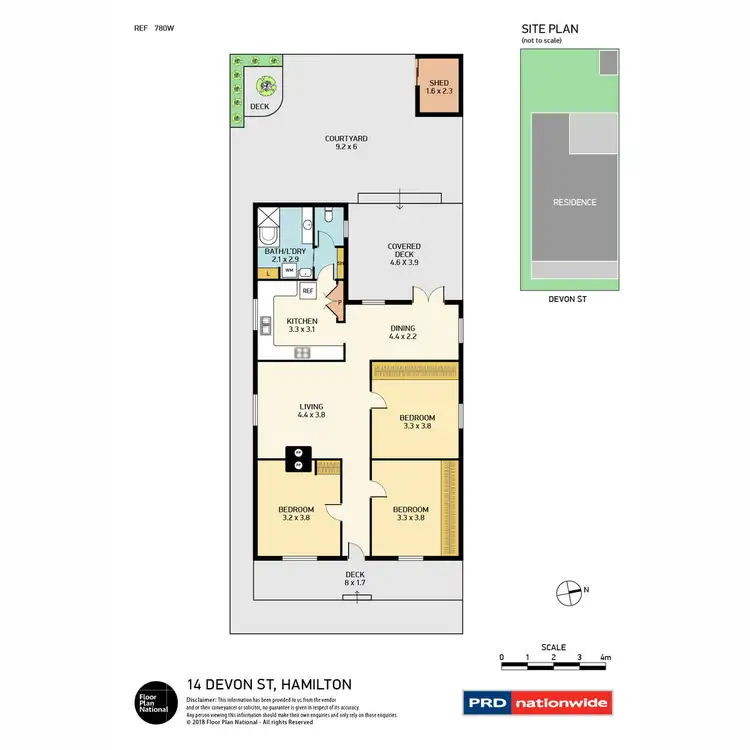 Floorplan of Homely house listing, 14 Devon Street, Hamilton NSW 2303