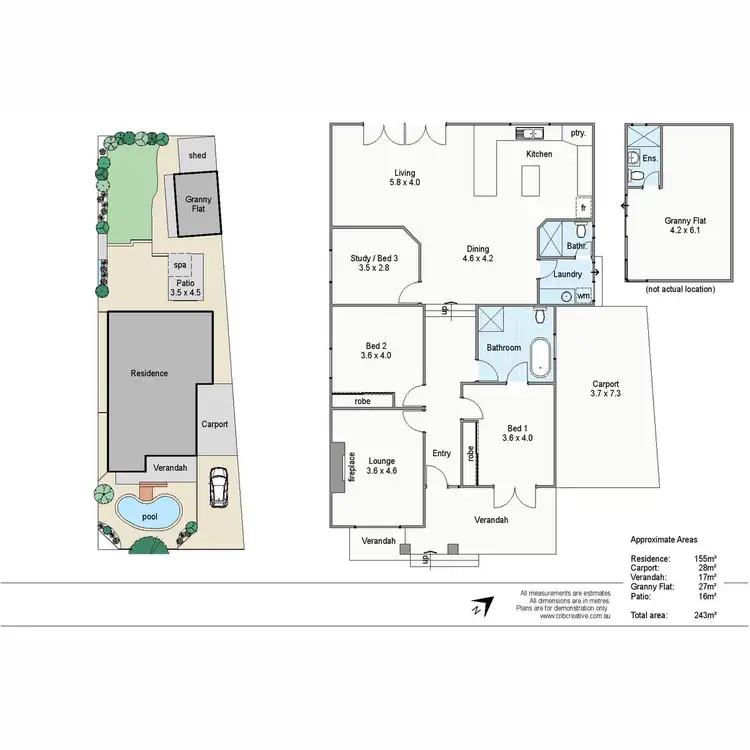 Floorplan of Homely house listing, 55 Campbell Street, Kensington WA 6151