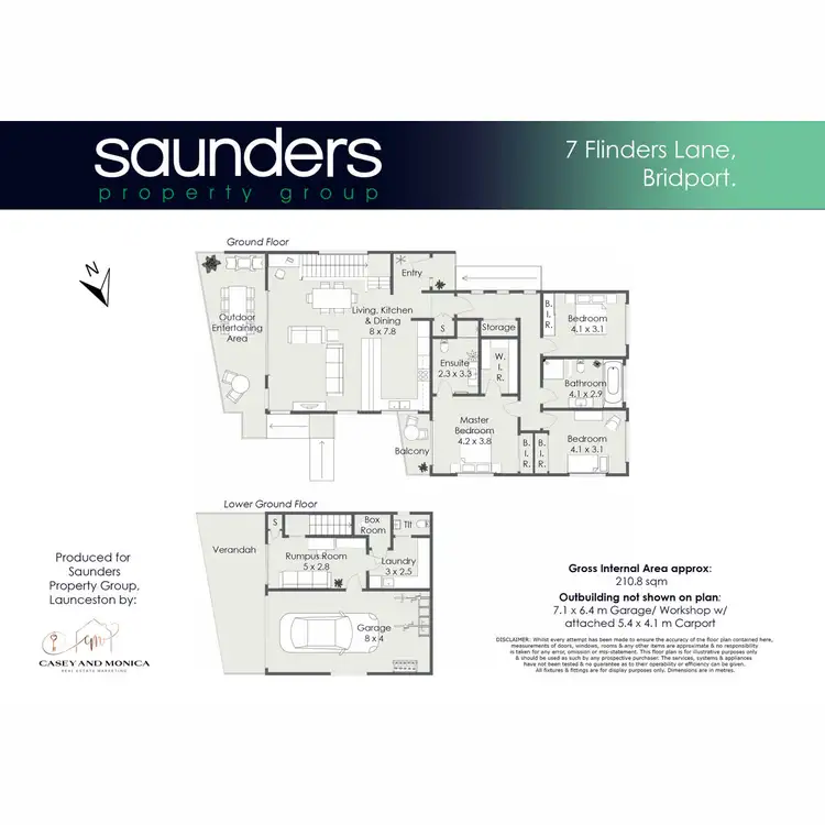 Floorplan of Homely house listing, 7 Flinders Lane, Bridport TAS 7262
